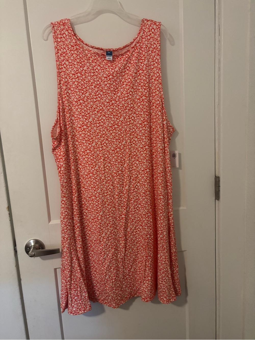 Old Navy Coral Floral Midi Dress